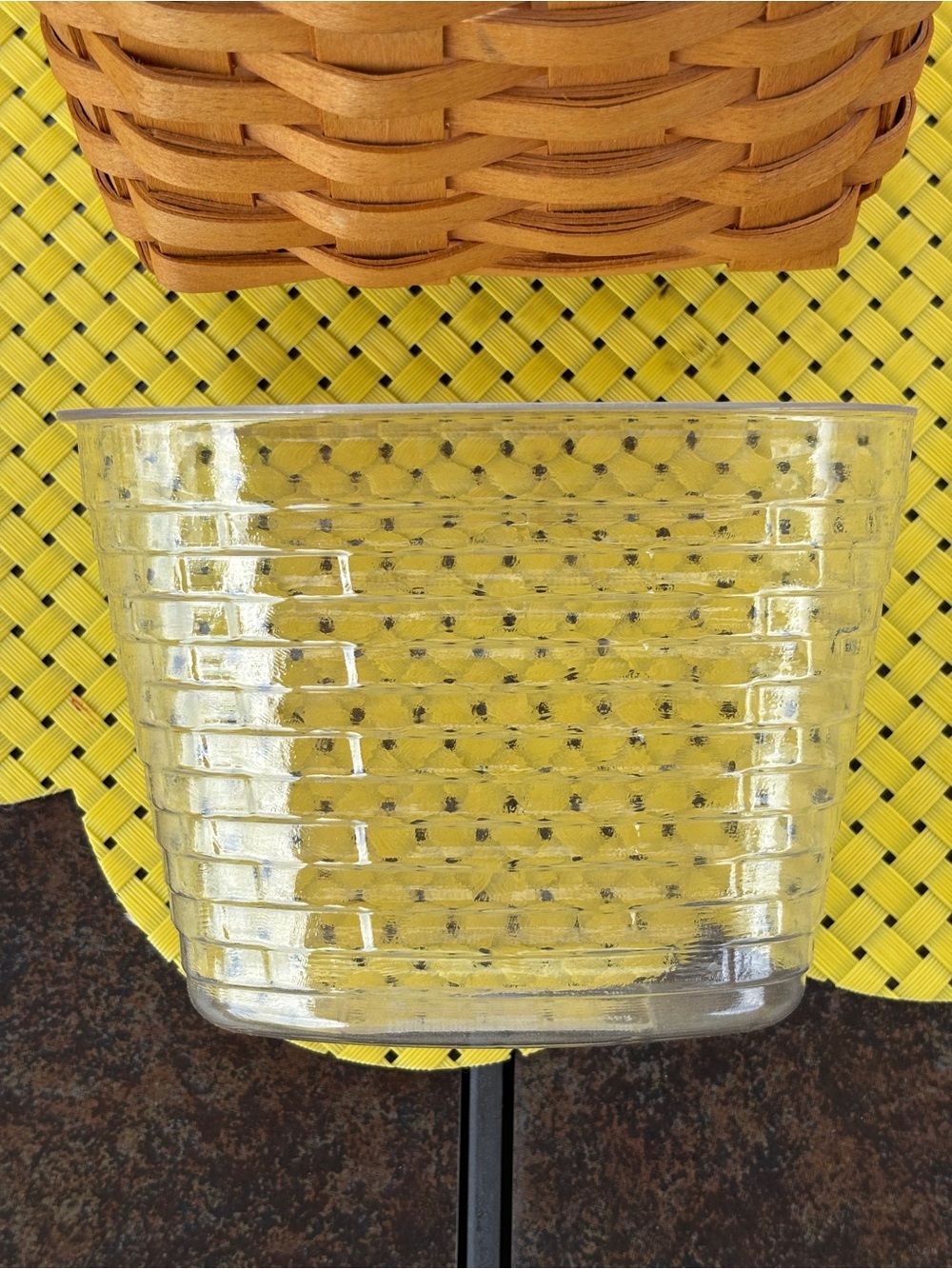Longaberger Vintage Saddleback Crossbody Basket Purse - Picture 6 of 12